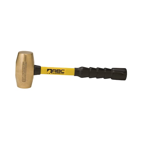 Abc Hammers 5 lb. Brass Hammer with 12" Fiberglass Handle ABC5BFB